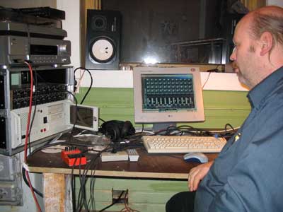 Studio jossa Maanantai Nainen äänitettiin 2002